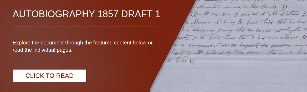 Autobiography 1857 Draft 1 [A-5]